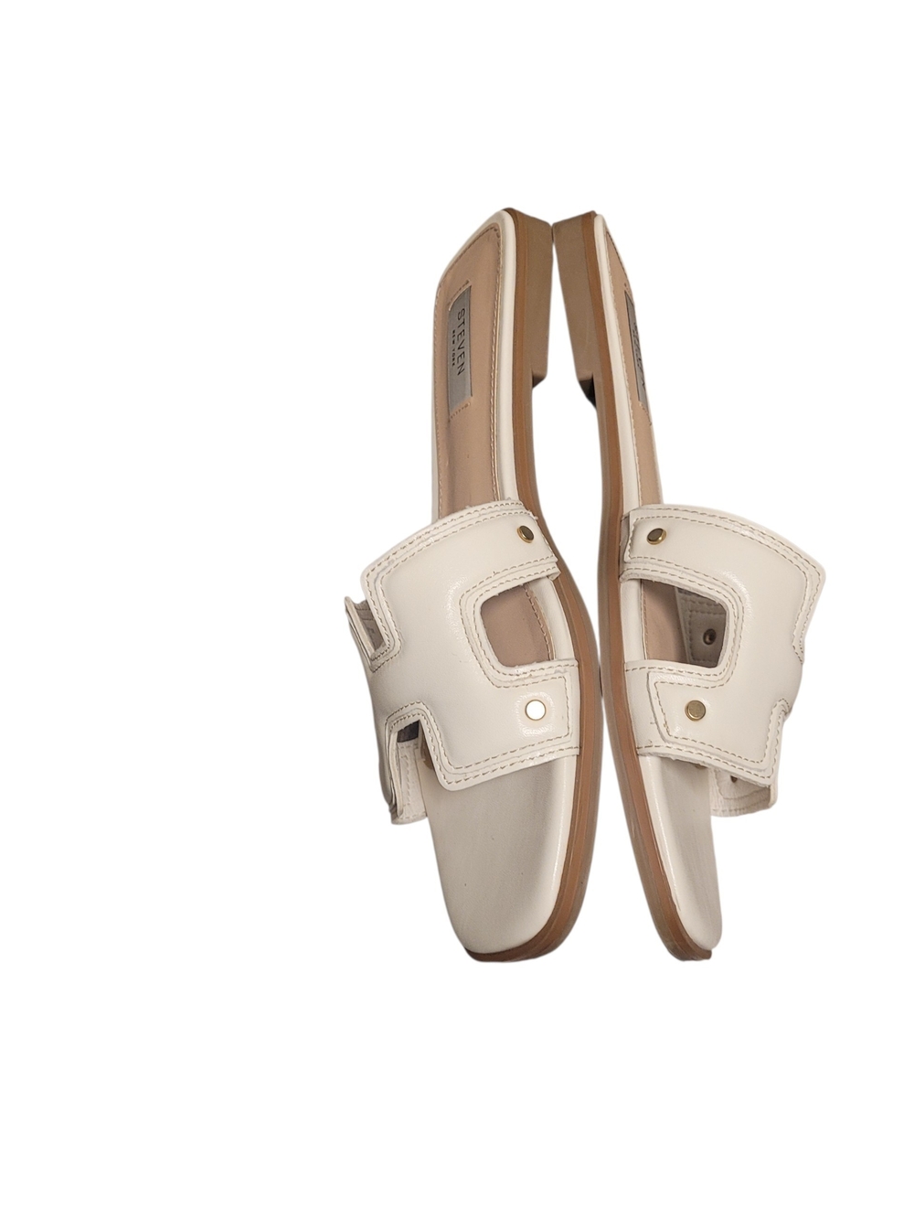 Harlien-P Steven Women's Cream Slides - Picture 4 of 8
